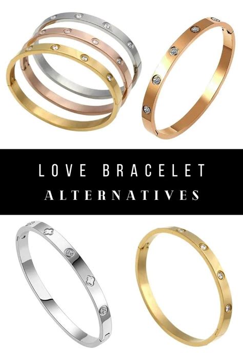 dupe for cartier love bracelet|cartier love bracelet lookalikes.